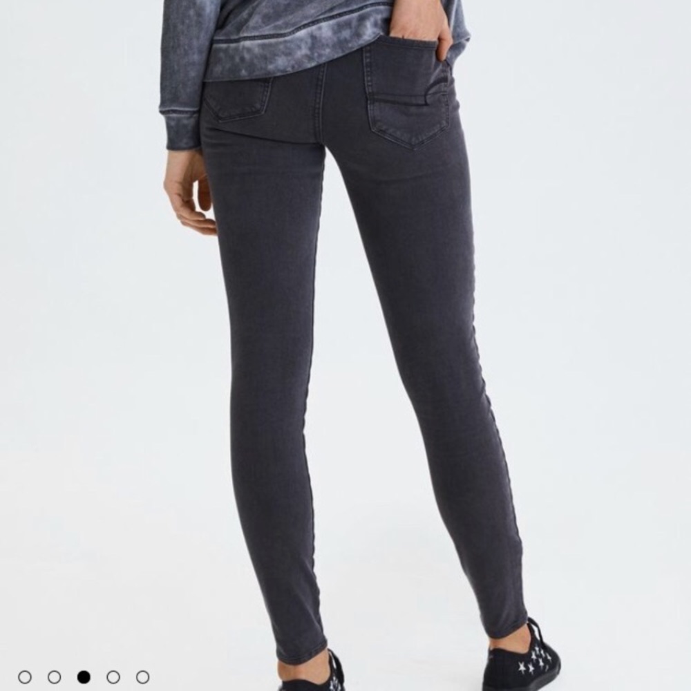 AEO gray jeggings